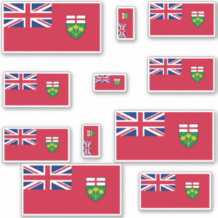 Ontario Flags Graphic