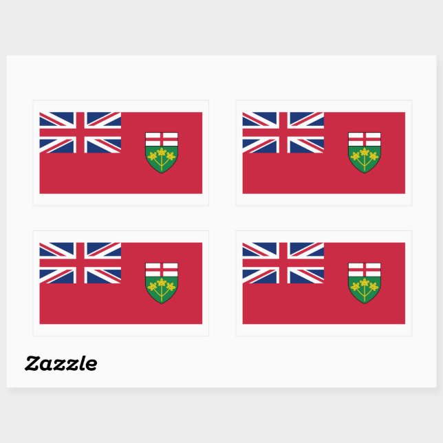 Ontario Flags Graphic Sticker (Sheet)
