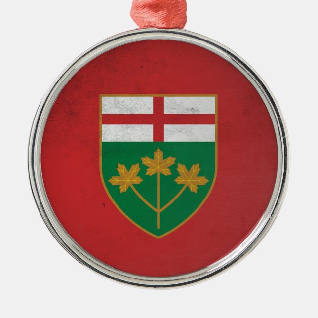 Ontario Metal Ornament (Front)