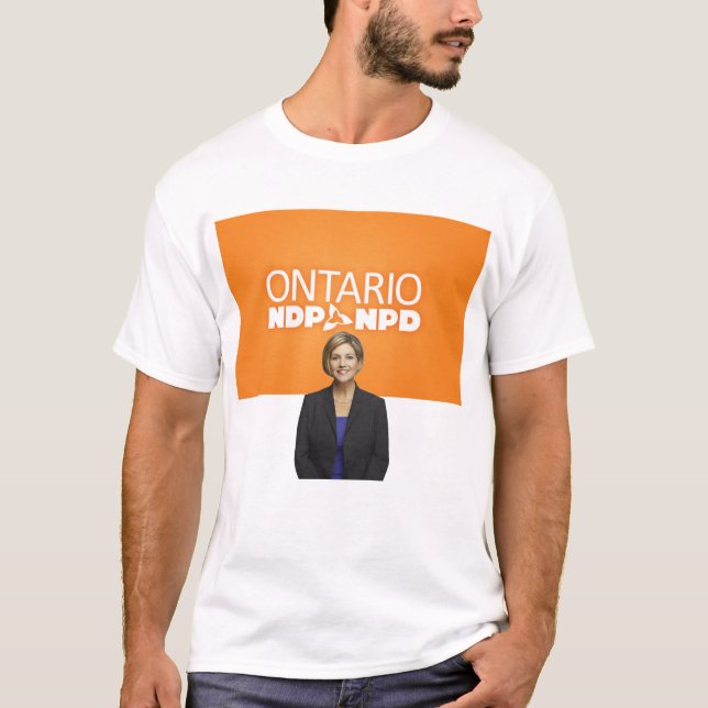 Ontario NDP Mens' T Shirt (Front)