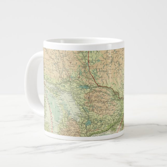 Ontario & Quebec Large Coffee Mug (Front Left)