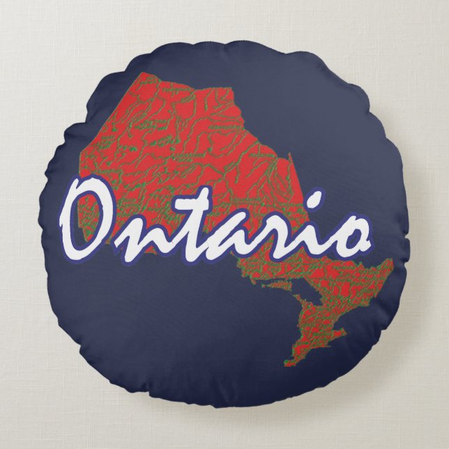Ontario Round Pillow (Front)