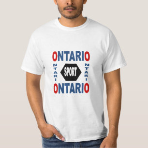 ONTARIO SPORT Men's White T-shirt