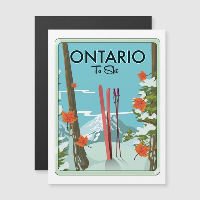 Ontario To Ski (Front/Back)
