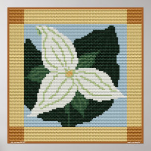ONTARIO'S TRILLIUM POSTER