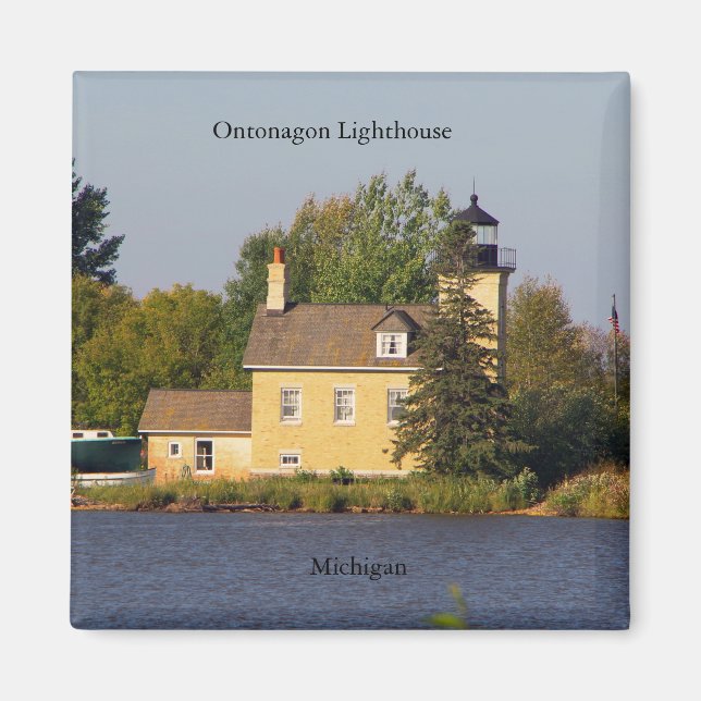 Ontonagon Lighthouse 2023 magnet (Front)
