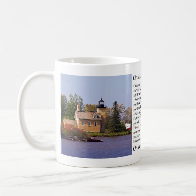 Ontonagon Lighthouse 2023 mug (Left)