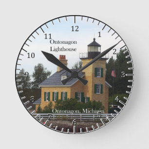 Ontonagon Lighthouse clock
