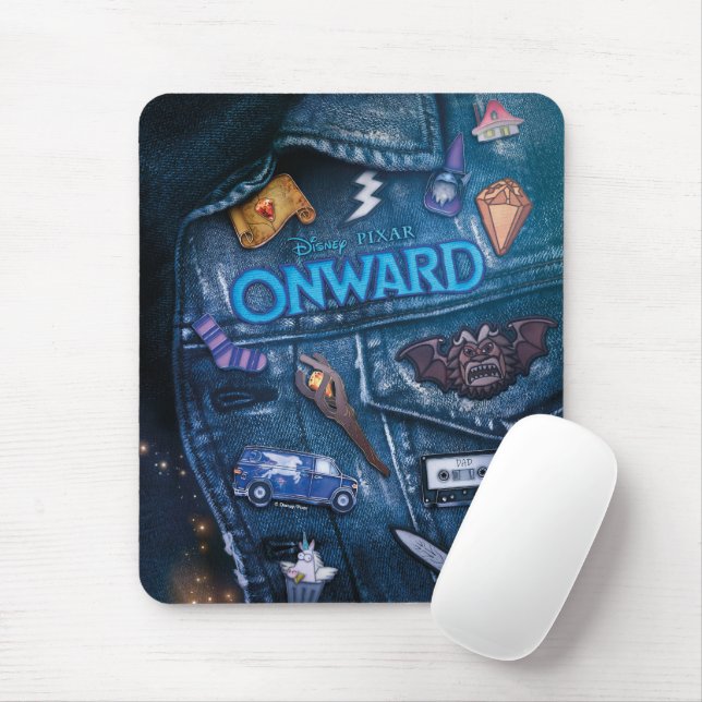 Onward | Barley Vest Poster Art Mouse Pad (With Mouse)