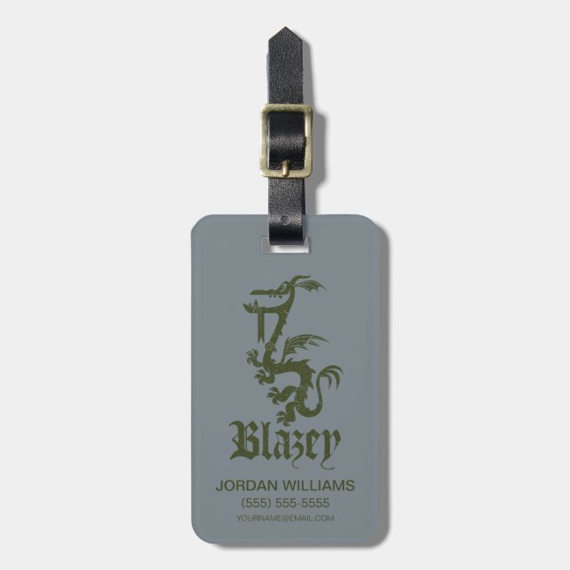Onward | Blazey Luggage Tag (Front Vertical)