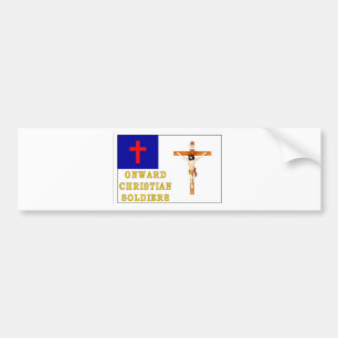 ONWARD CHRISTIAN SOLDIERS BUMPER STICKER