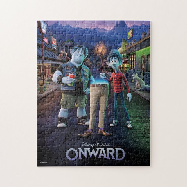 Onward | Ian, Barley & Dad Poster Art Jigsaw Puzzle (Vertical)