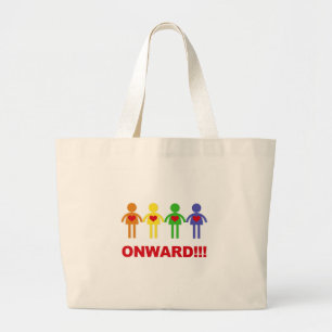 Onward!!! Large Tote Bag
