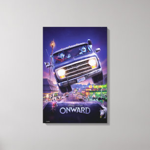 Onward Poster Art Canvas Print