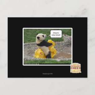 Onwurd, nobul steed! postcard