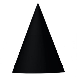 Onyx Black Party Hat