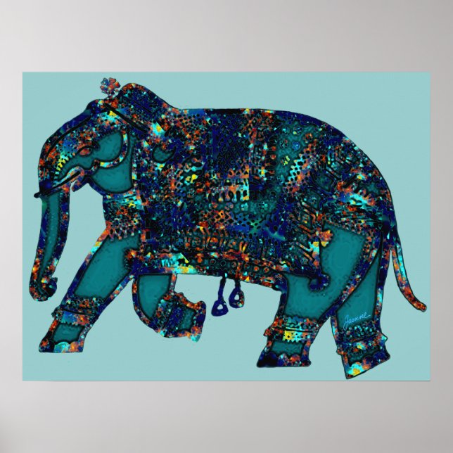 Onyx Elephant Poster (Front)