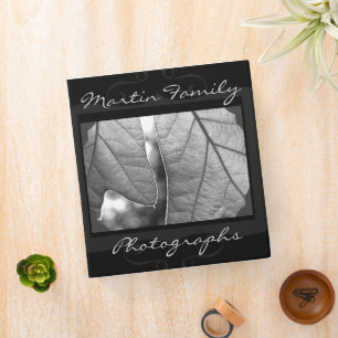 Onyx Grey Family Photo Binder