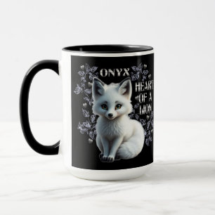 Onyx - Heart Of A Lion Black Mug
