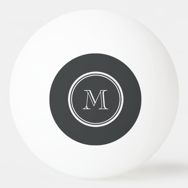 Onyx High End Coloured Personalized Ping Pong Ball (Front)
