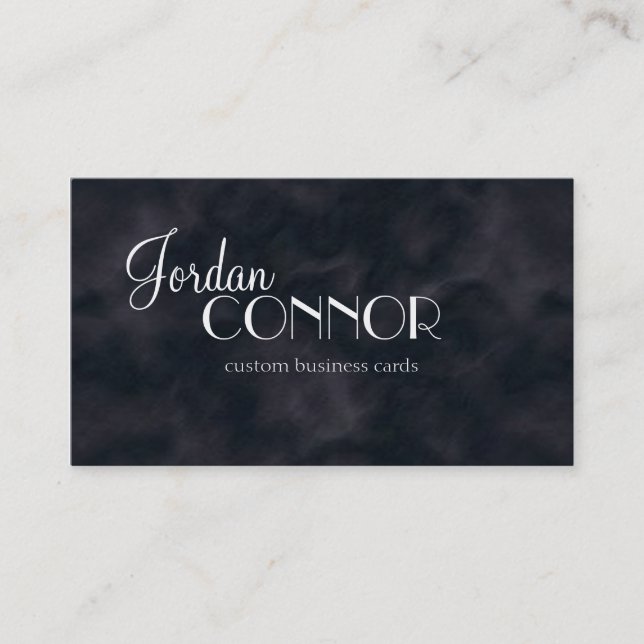 Onyx Marble Business Card (Front)