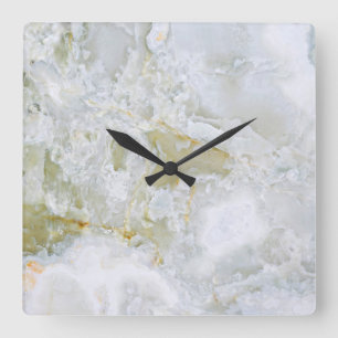 Onyx Motif en pierre Acrylique Horloge murale