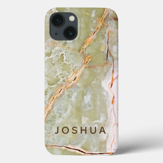 Onyx Stone Phone/iPad Case Custom Name (Back)