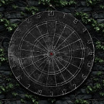 Onyx Velvet Damask | Black Grunge Goth Glam Floral Dartboard<br><div class="desc">90s Grunge, All Grown Up! Rich and sophisticated velvety baroque in a deep moody dusky hued jewel tone for a luxurious, dramatic, or edgy palette. This 90s inspired vintage grunge texture features a gorgeous unisex (yet feminine) abstract gradient that adds perfect pop of colour. For customizations or other colours, please...</div>