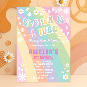 Onze est une invitation d'anniversaire vibe
