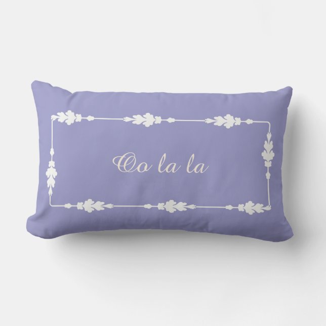 Oo la la! lumbar pillow (Front)