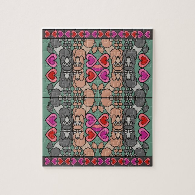 Oodles Jigsaw Puzzle (Foo Poodles Design) (Vertical)