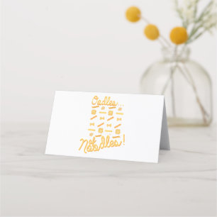 Oodles of Noodles Place Card