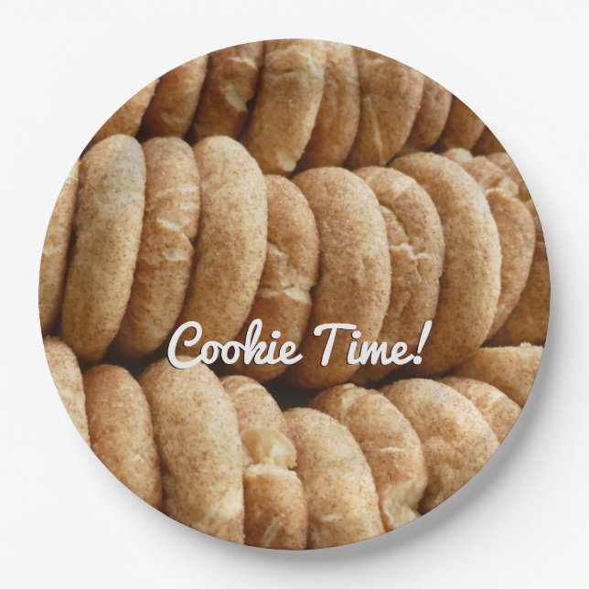 Oodles of Snickerdoodles Paper Plate (Front)