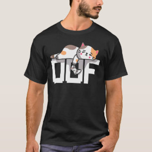 Oof Gamer Meme Noob Internet Culture Gamer Cat T-Shirt