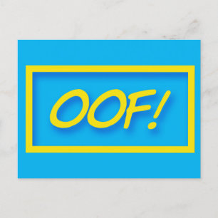 oof! Gamer saying quote Postcard