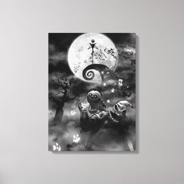 Oogie Boogie | Born to Boogie 2 Canvas Print (Front)