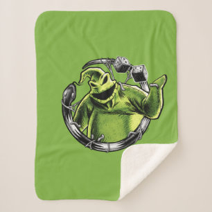 Oogie Boogie   Serpent & Dice Sherpa Blanket