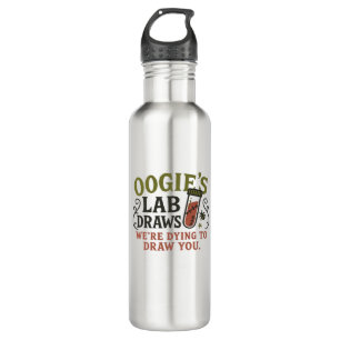 Oogie’s Lab Draws – Funny Halloween Phlebotomist & 710 Ml Water Bottle