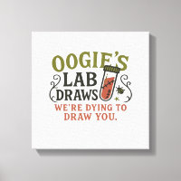 Oogie�s Lab Draws � Funny Halloween Phlebotomist &