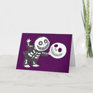 Oogie's Boys   Barrel Holding Mask Holiday Card
