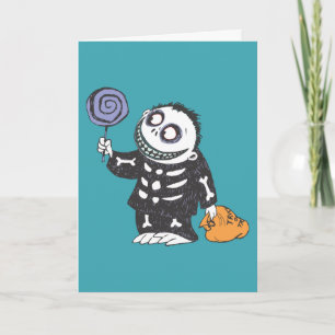 Oogie's Boys Barrel With Candy Holiday Card
