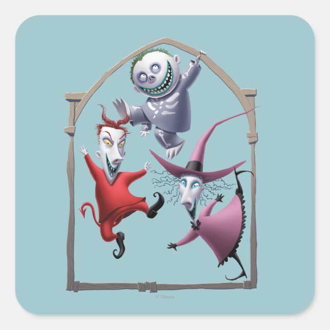 Oogie's Boys Framed Square Sticker (Front)