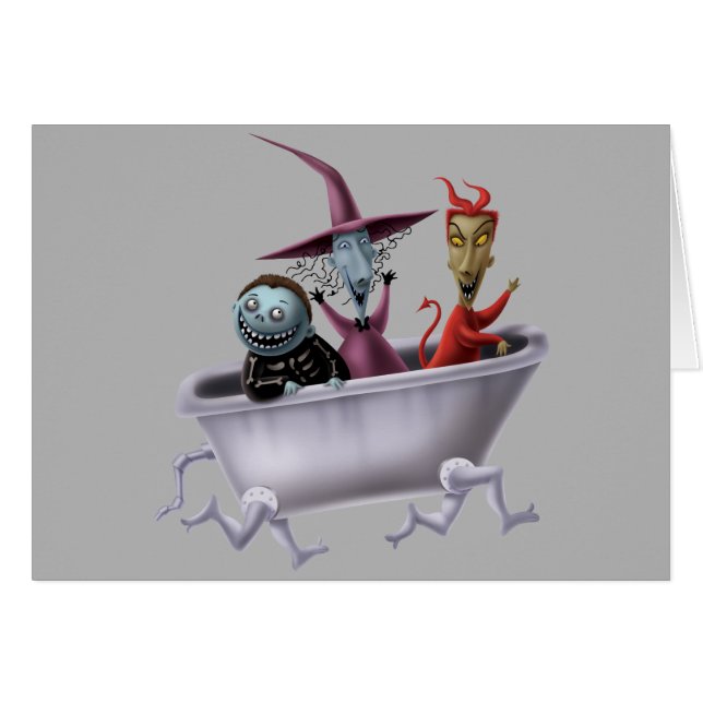 Oogie's Boys | Lock, Shock & Barrel in Bathtub (Front Horizontal)