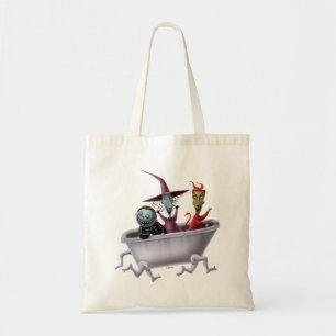Oogie's Boys   Lock, Shock & Barrel in Bathtub Tote Bag