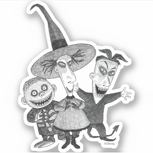 Oogie's Boys | Lock, Shock & Barrel Sketchy (Front)