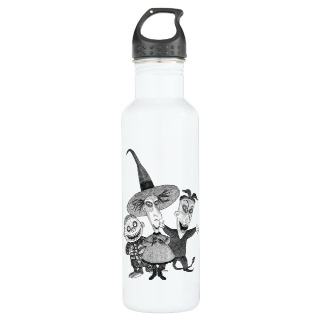 Oogie's Boys | Lock, Shock & Barrel Sketchy 710 Ml Water Bottle (Front)