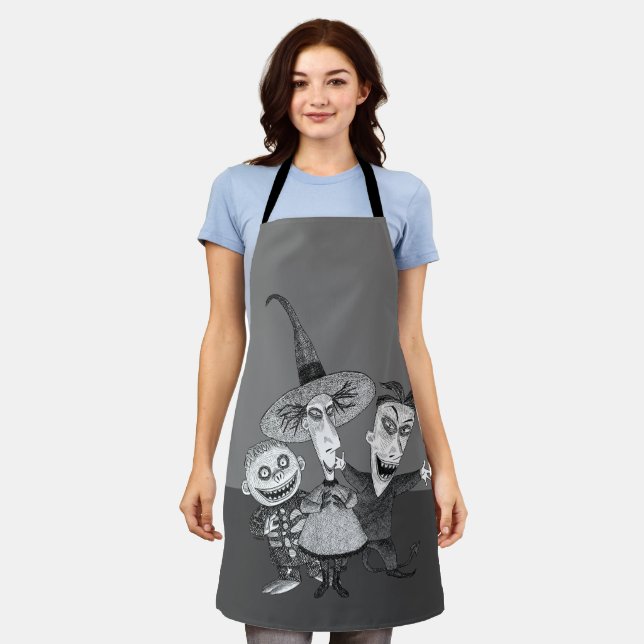 Oogie's Boys | Lock, Shock & Barrel Sketchy Apron (Worn)