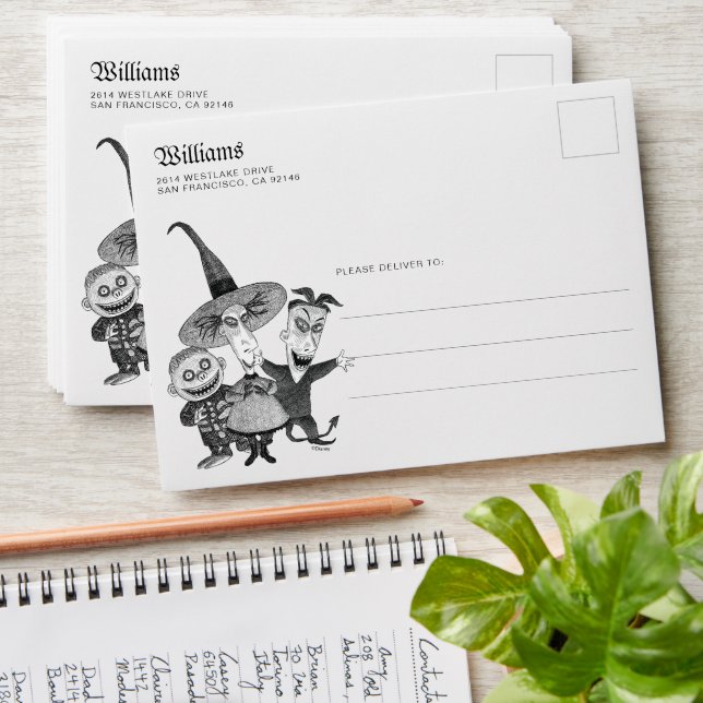 Oogie's Boys | Lock, Shock & Barrel Sketchy Envelope (Stacked)