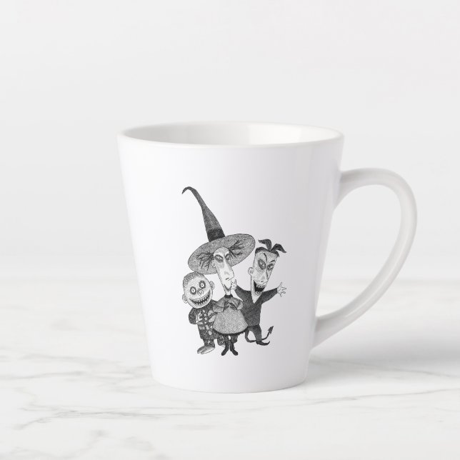 Oogie's Boys | Lock, Shock & Barrel Sketchy Latte Mug (Right)
