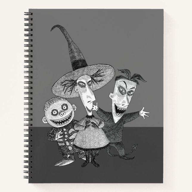 Oogie's Boys | Lock, Shock & Barrel Sketchy Notebook (Front)